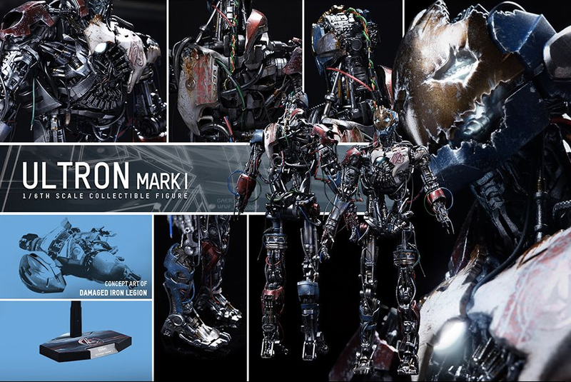 Illustration for article titled This Sixth-Scale Ultron Will Actually Make You Want a Busted Up Figure